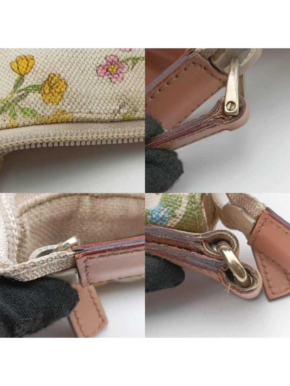 Gucci Flora Multicolor Ivory Canvas Leather - Picture 16 of 16